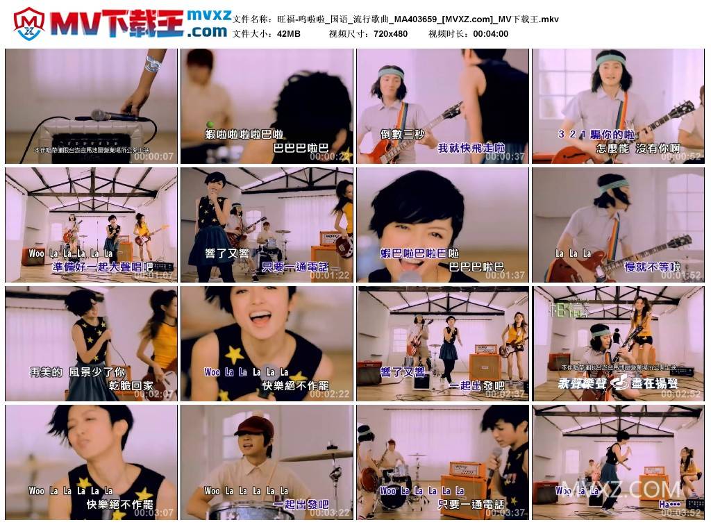 旺福-呜啦啦_国语_流行歌曲_MA403659